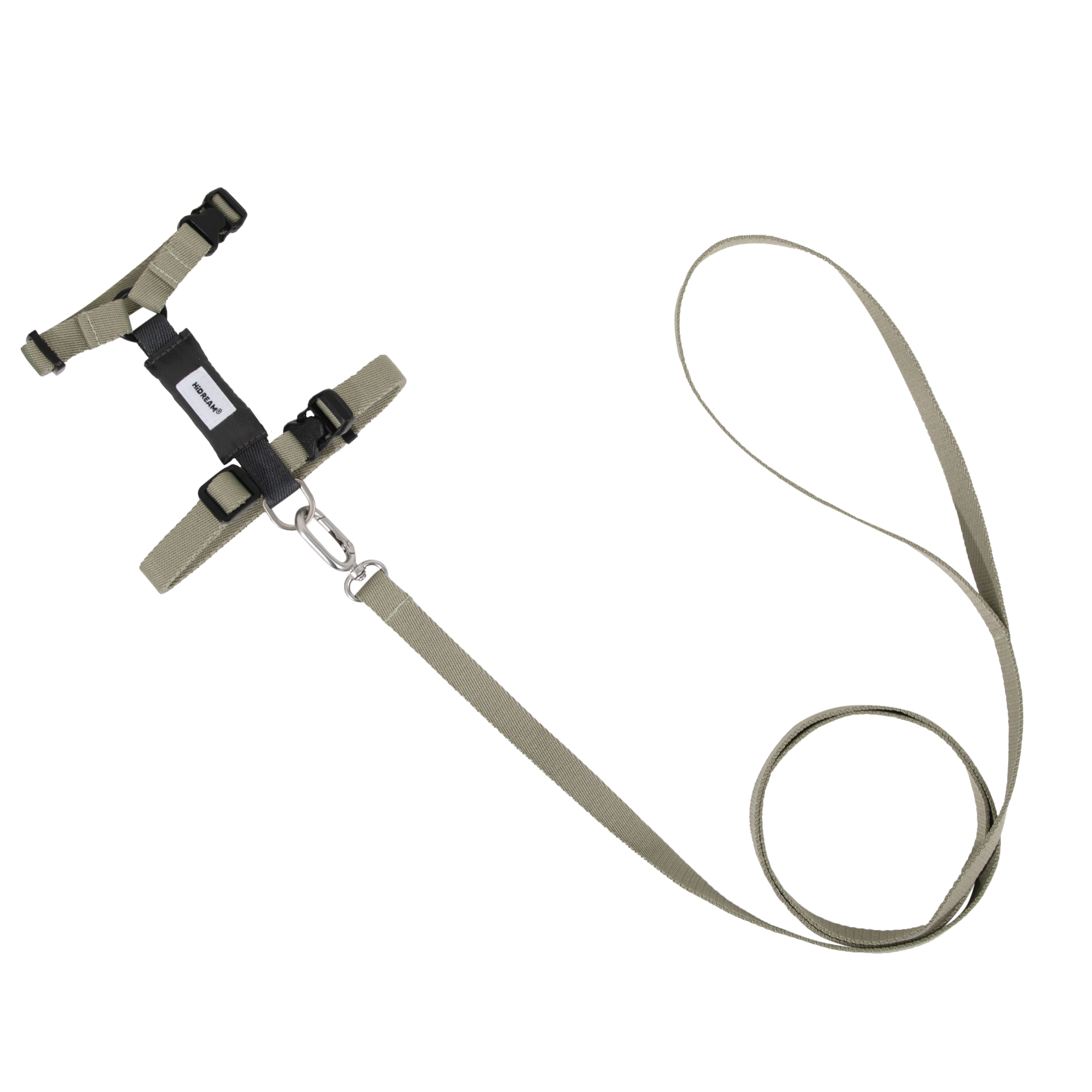 Adjustable H-style dog harness and lead set for small and medium dogs
